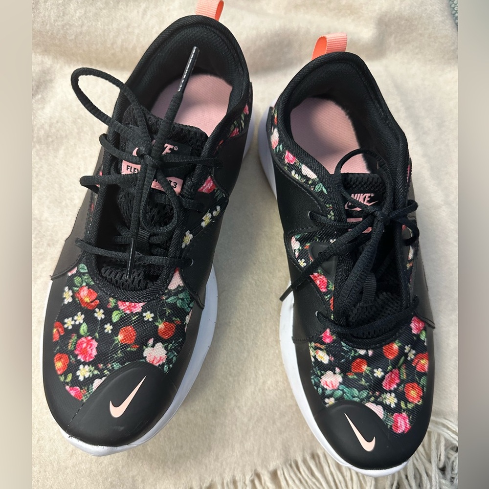 Nike flower girl sneakers
